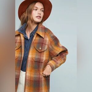 Frye Coats & Jackets | Frye Jordyn Plaid Wool Coat Large New NWT